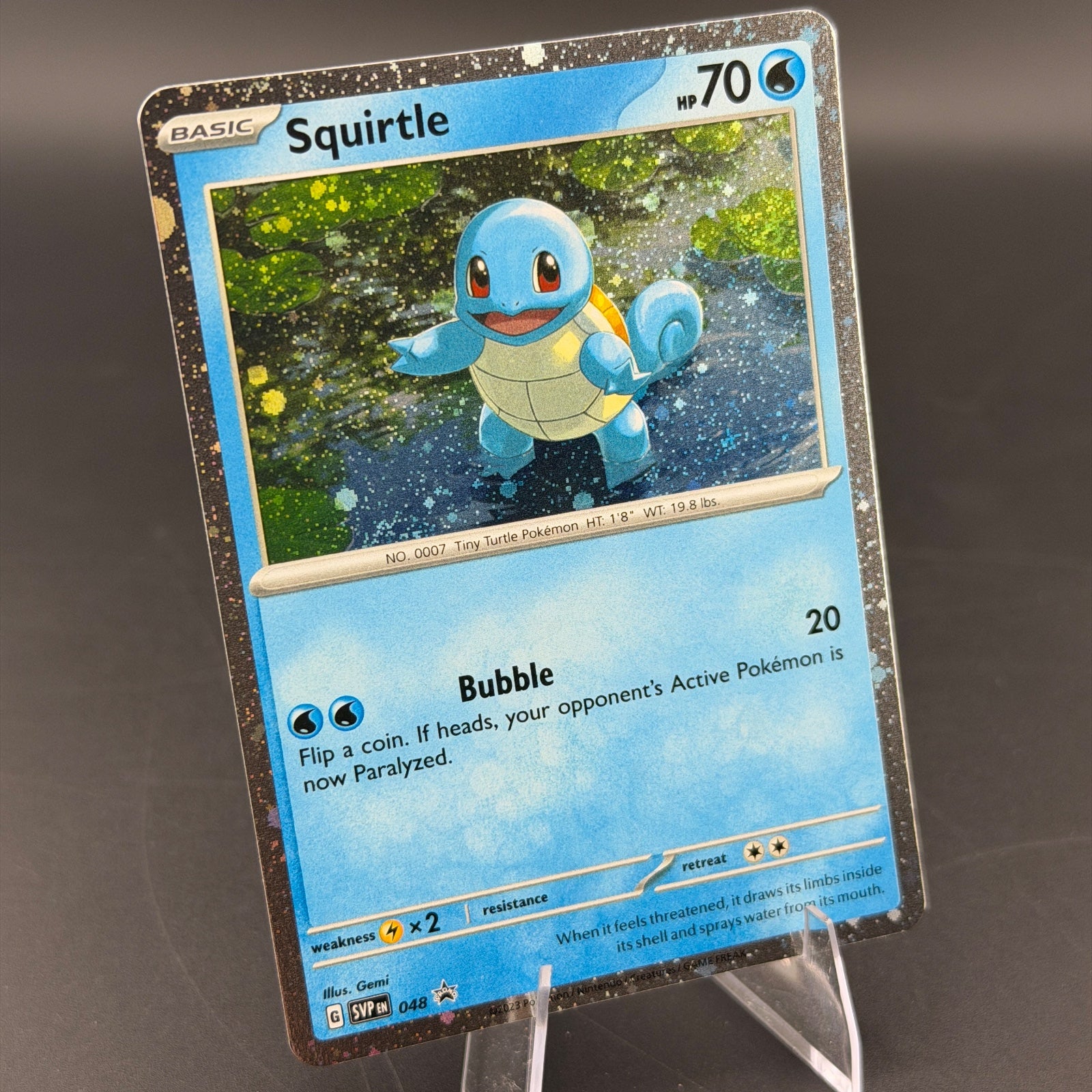 Squirtle Cosmos Holo Scarlet & Violet Promo Cards 048