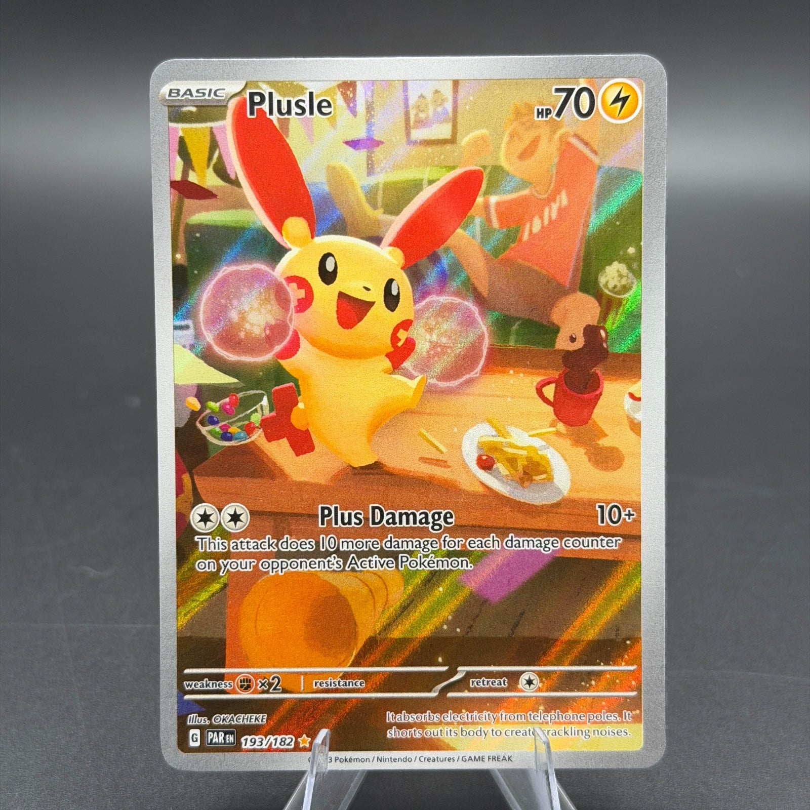 Pokemon TCG Plusle Paradox Rift 193/182