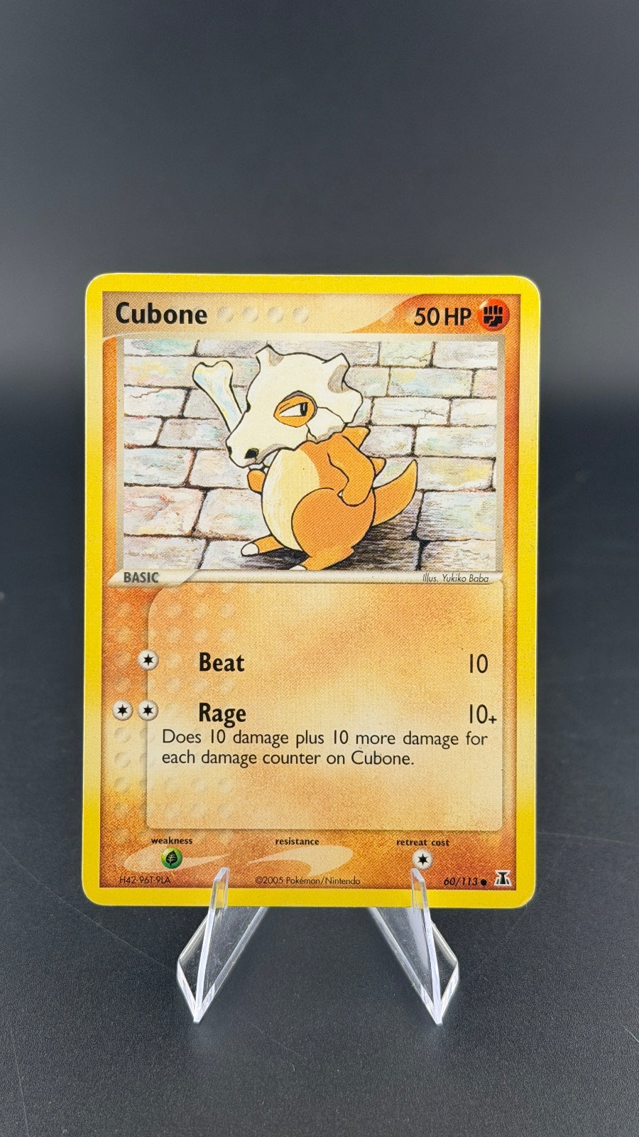 Cubone EX Delta Species 60/113 NM