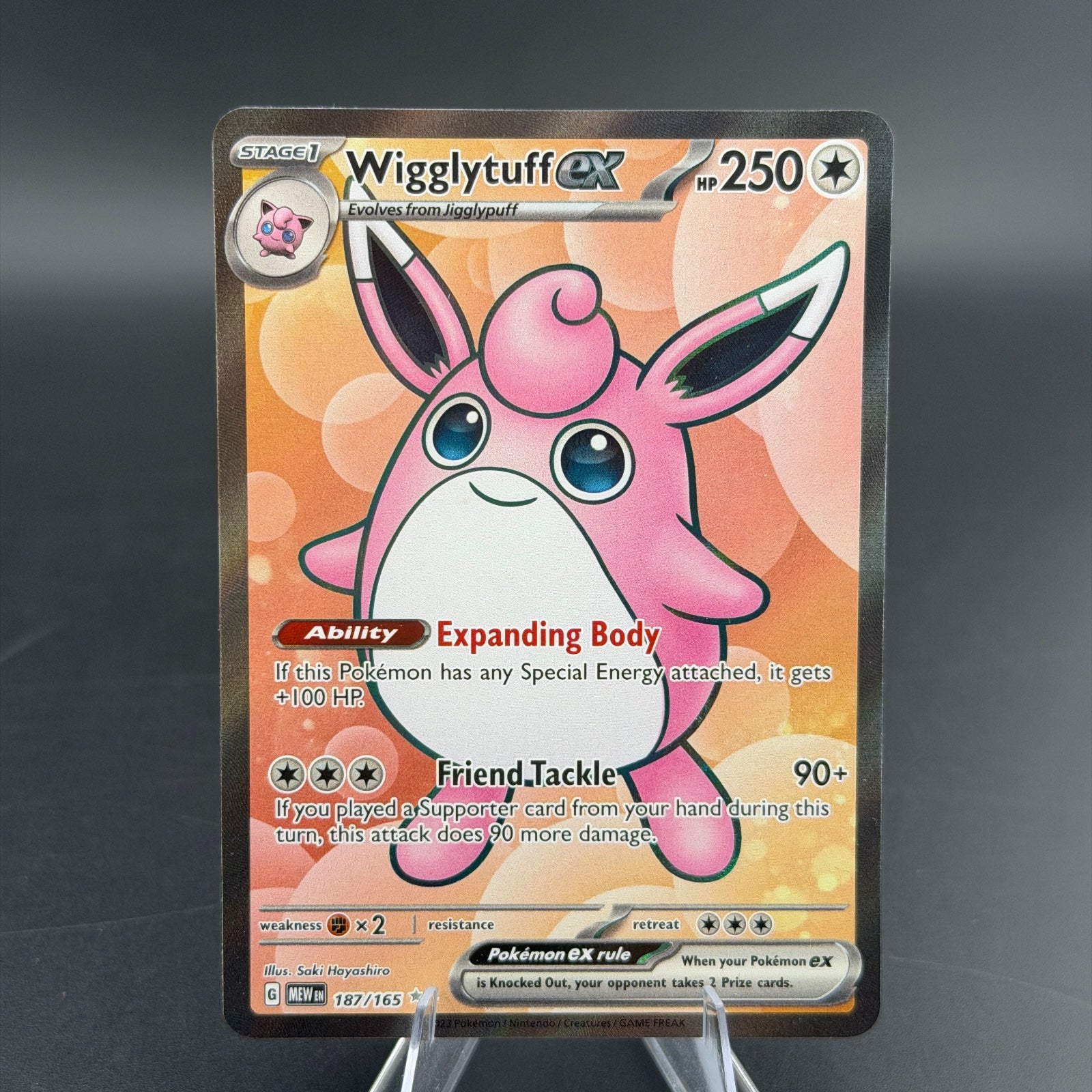 Wigglytuff ex Scarlet & Violet 151 187/165