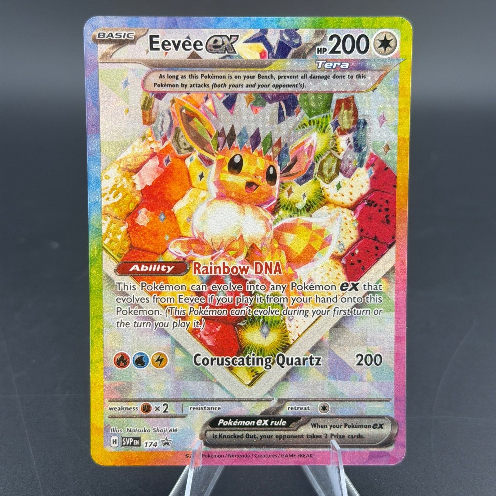 Pokemon TCG Eevee ex  Scarlet & Violet Promo 174