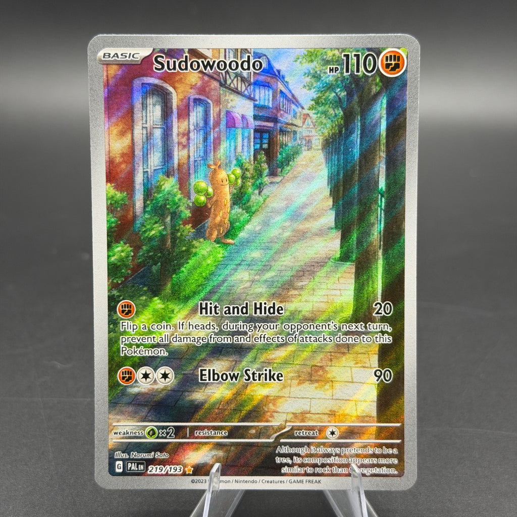 Pokemon TCG Sudowoodo Paldea Evolved 219/193