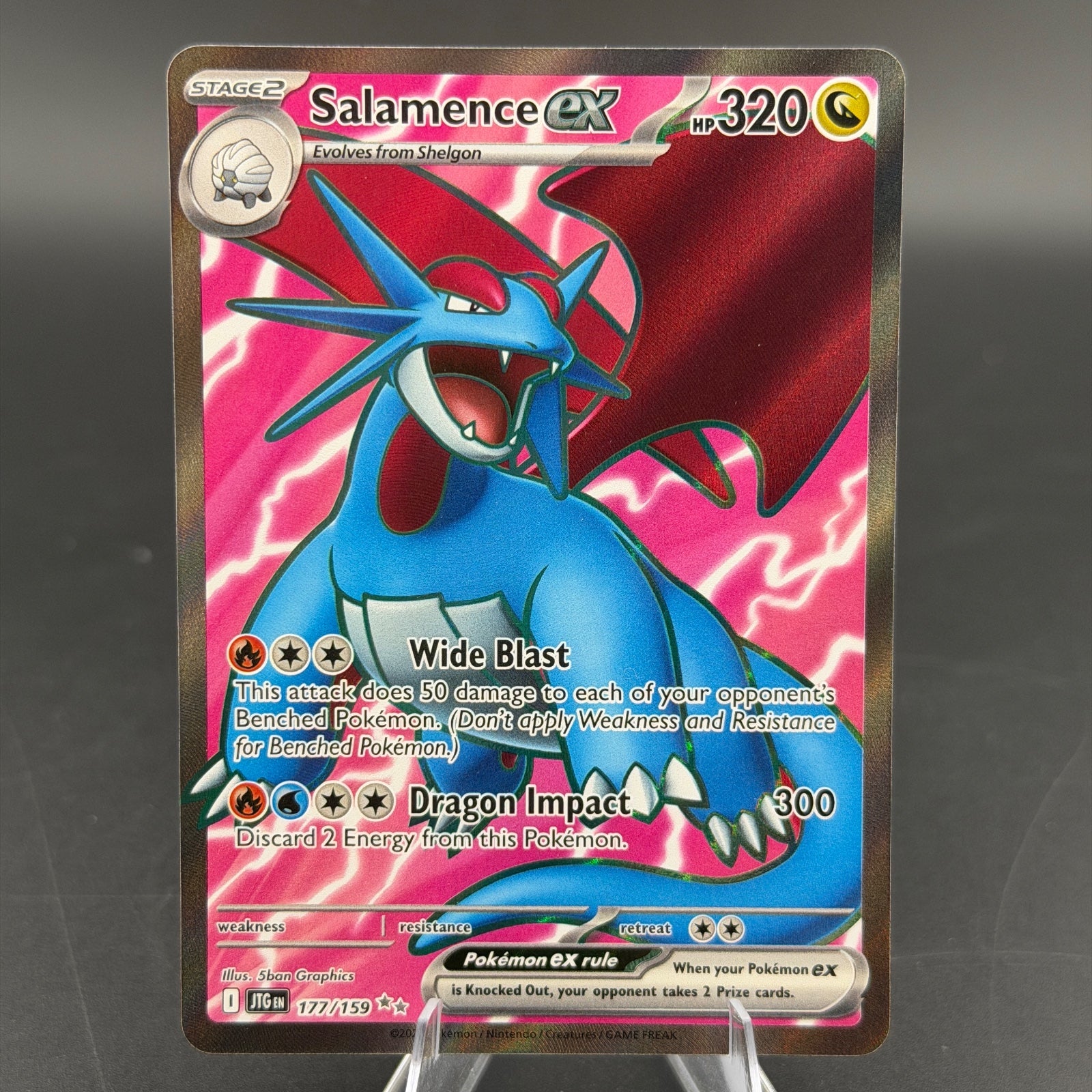 Pokemon TCG Salamence ex Journey Together 177/159