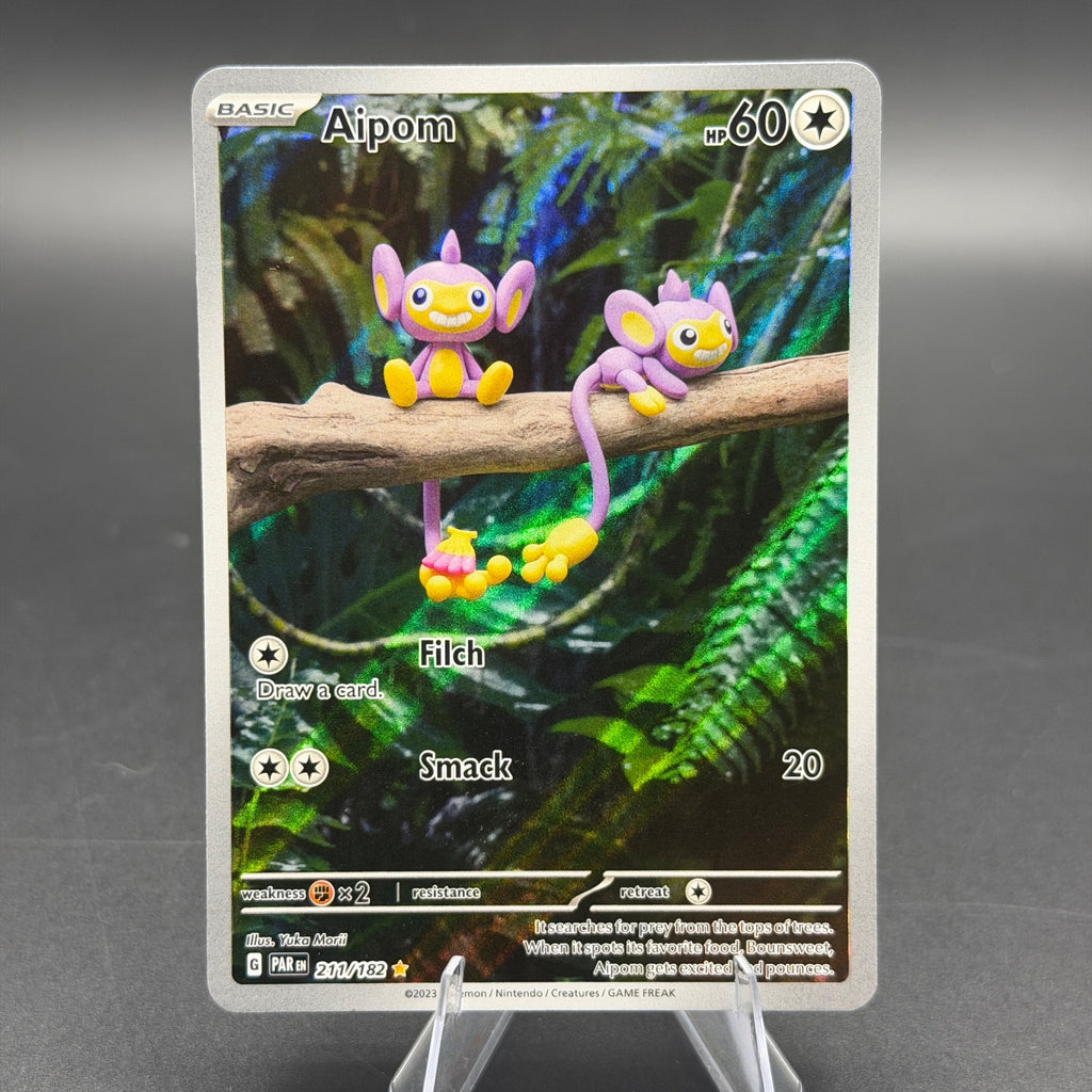 Pokemon TCG Aipom Paradox Rift 211/182