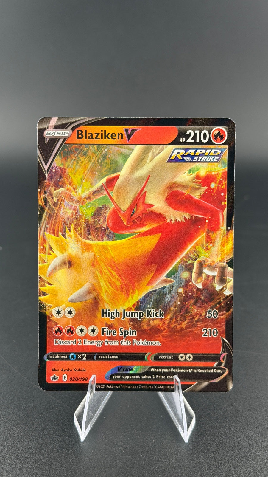 Blaziken V  Chilling Reign 020/198 NM