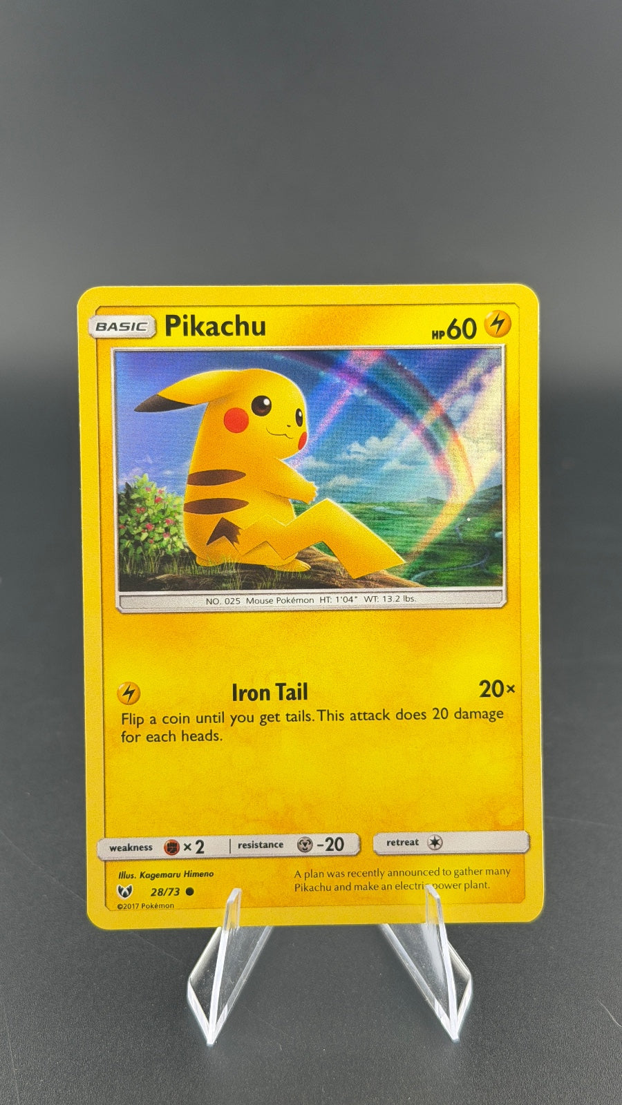 Pikachu Shining Legends 28/73 NM