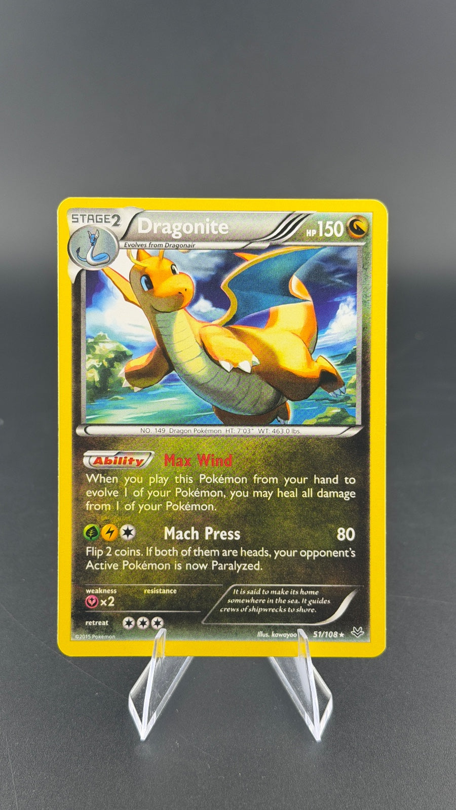 Dragonite XY Roaring Skies 51/108 NM