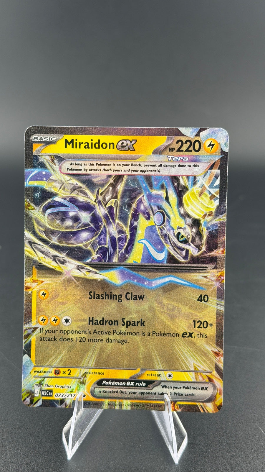 Miraidon ex Ascended Heroes 073/217 NM