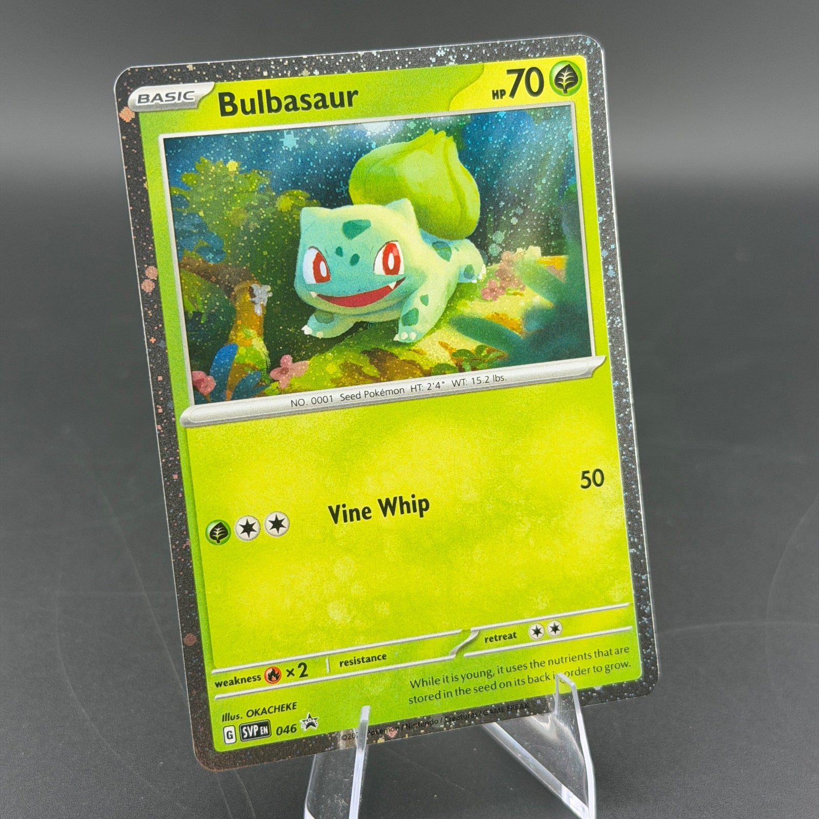 Bulbasaur Cosmos Holo Scarlet & Violet Promo 046