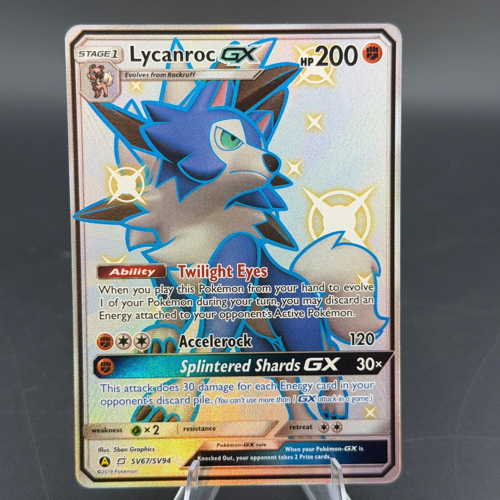 Lycanroc GX SV67/SV94 Hidden Fates