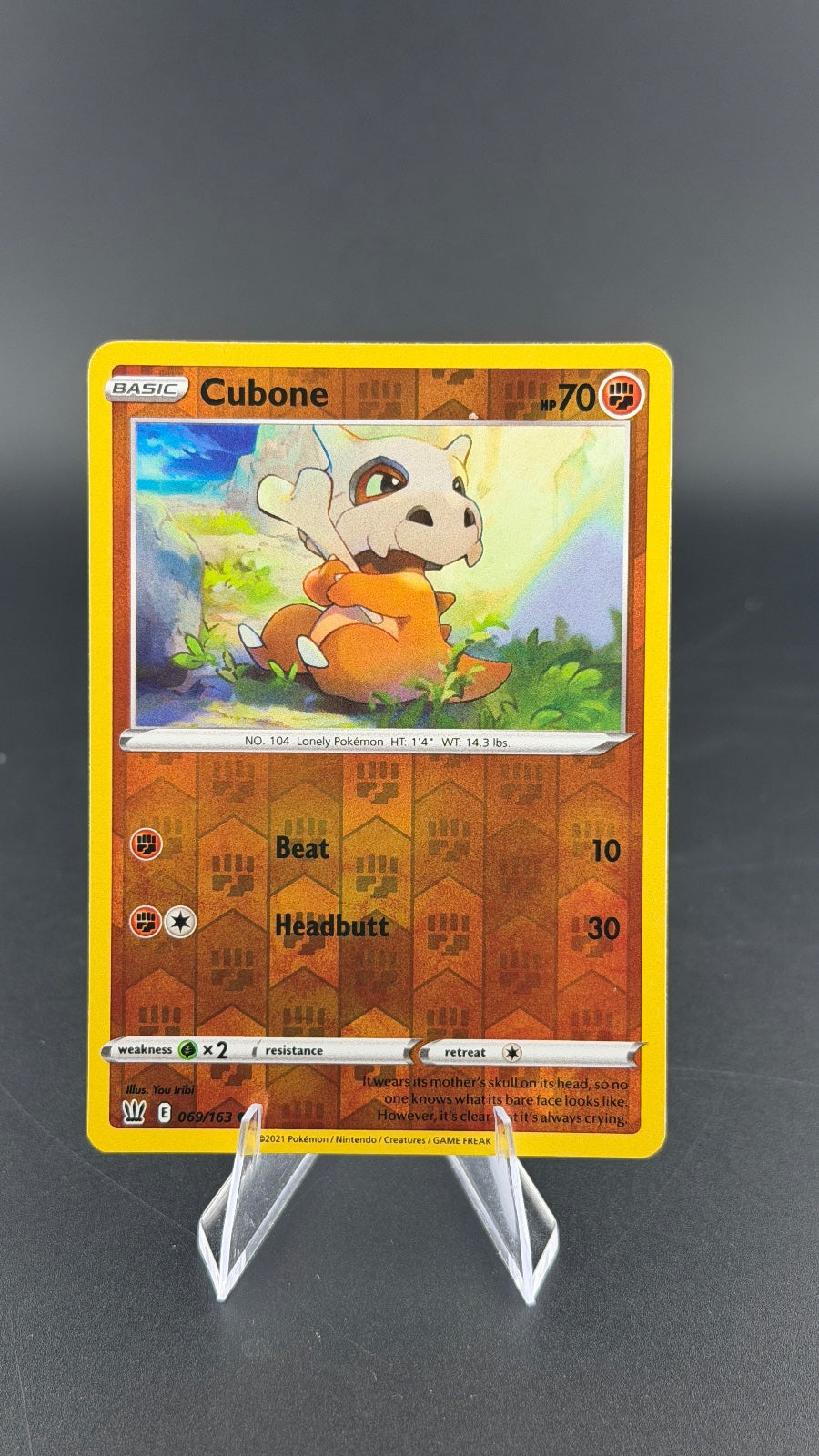 Cubone Battle Styles 069/163 NM