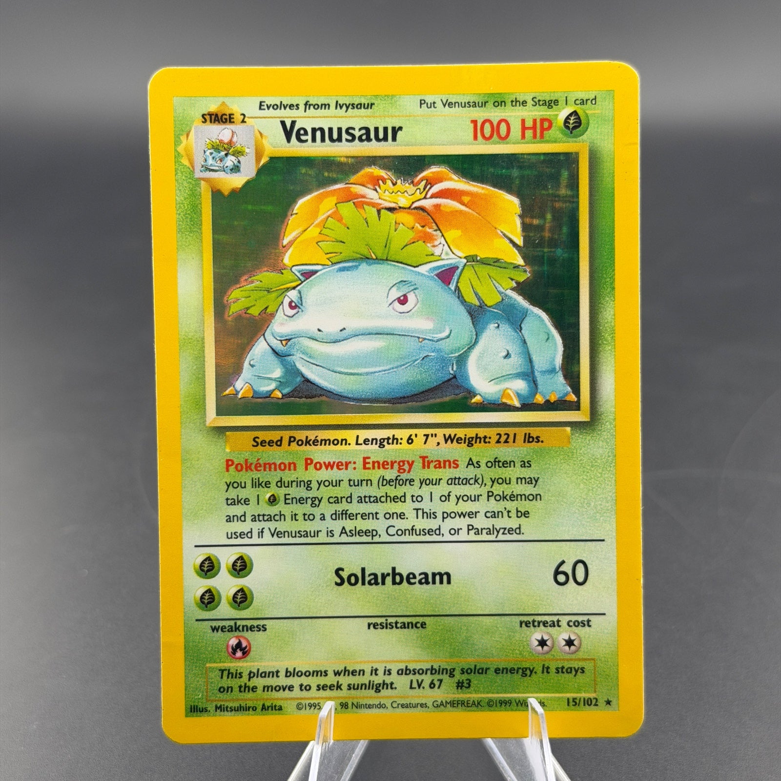 Venusaur Base Set 015/102
