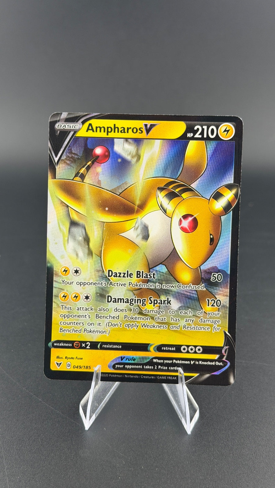 Ampharos V Vivid Voltage 049/185 NM